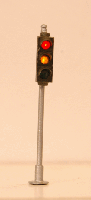 Verkehrsampel am geraden Mast (grün) 